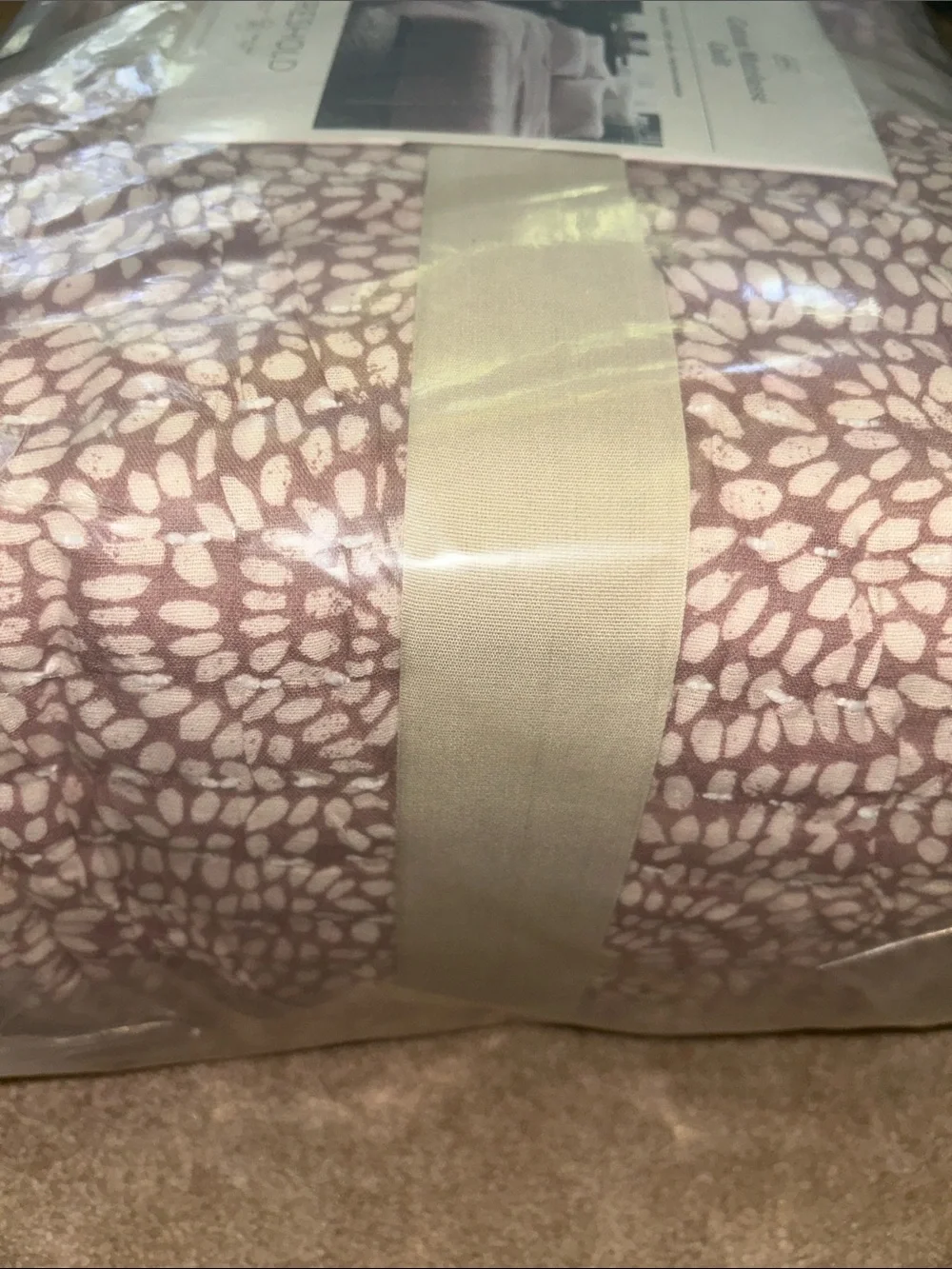 Threshold King Reversible Cotton Matelasse Swirl Quilt